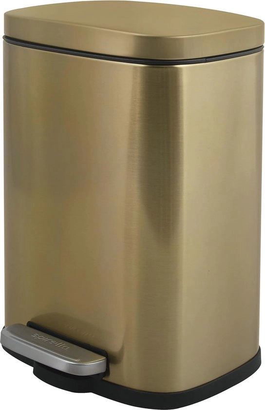 Emmer in acciaio inossidabile 5 litri con chiusura softclose e contenitore interno - Elegantemente progettato per la cucina e la bagno