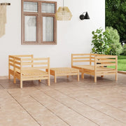 Set Divani da Giardino 5 pz in Legno Massello di Pino 3082397