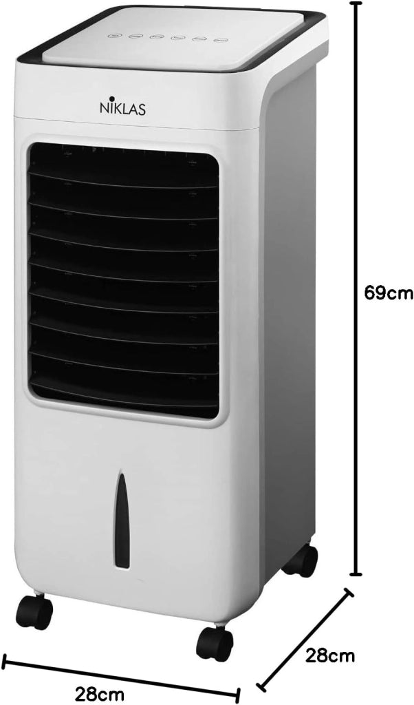 Ventilatore evaporativo raffrescatore Iceberg 27x27xh67 cm 80W  Niklas