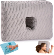 Orecchini Zafiroti, Donut Cuscino Zaffiro, Memoria Foam, Cuscino Respiratorio, Cuscino per la Dolore Orecchio, Ideale per Sonnambuli, Design Rotondo, Cuscino per Letto