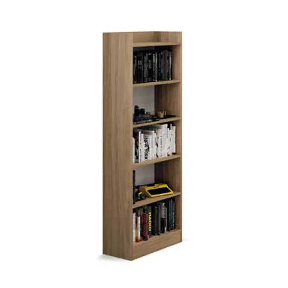 Mobile Libreria colore Noce Naturale 6 ripiani h. 180x64x29 cm (ALESSIA)