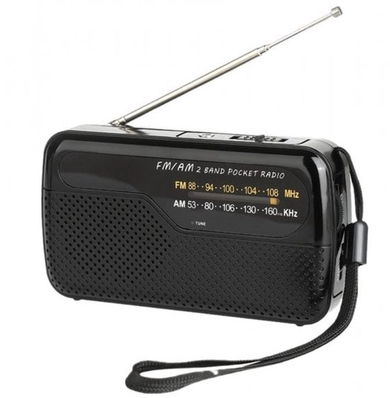 Radio di emergenza - Radio portatile - 12cm/90g - Facile da trasportare - radio a batterie per emergenze