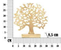 Scultura Albero Gold cm 31X8,5X31,5