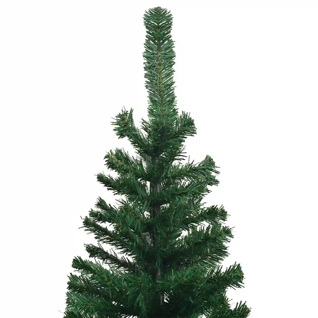 Albero di Natale Preilluminato con Palline 240 cm Verde 3077491