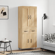 Credenza Rovere Sonoma 69,5x34x180 cm in Legno Multistrato 3199908