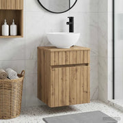 Mobile lavabo da parete Rovere Artigianale 39 x 35 x 63 cm