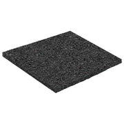 Pad per patio in granuli di gomma Nero 9 x 9 x 0,3 cm Gomma CFW6197440