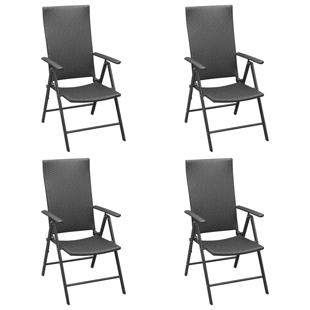 Set da Pranzo da Giardino 5 pz Nero cod mxl 96470