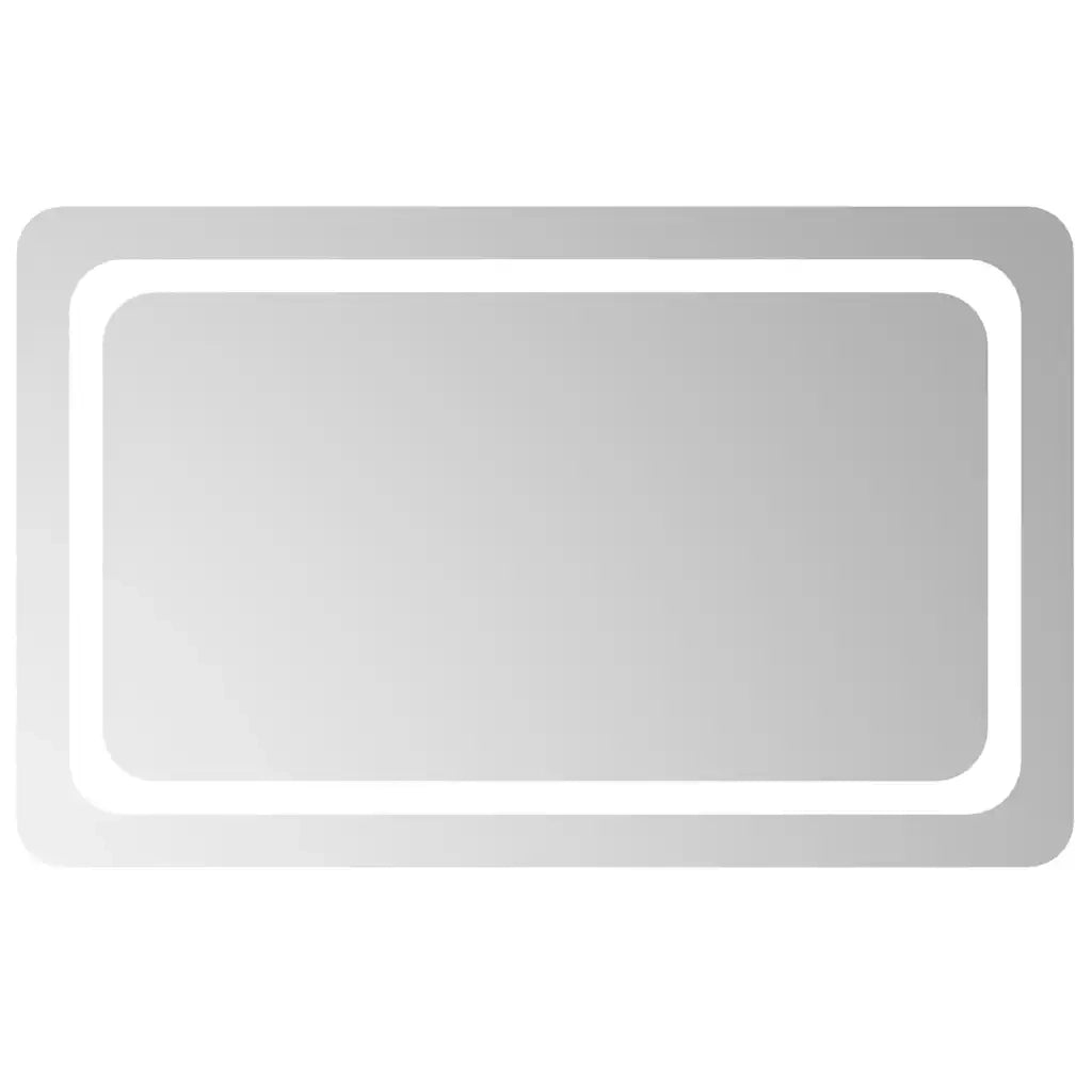 Specchio da Bagno con Luci LED-Specchio per Bagno 80x50 cm 992387