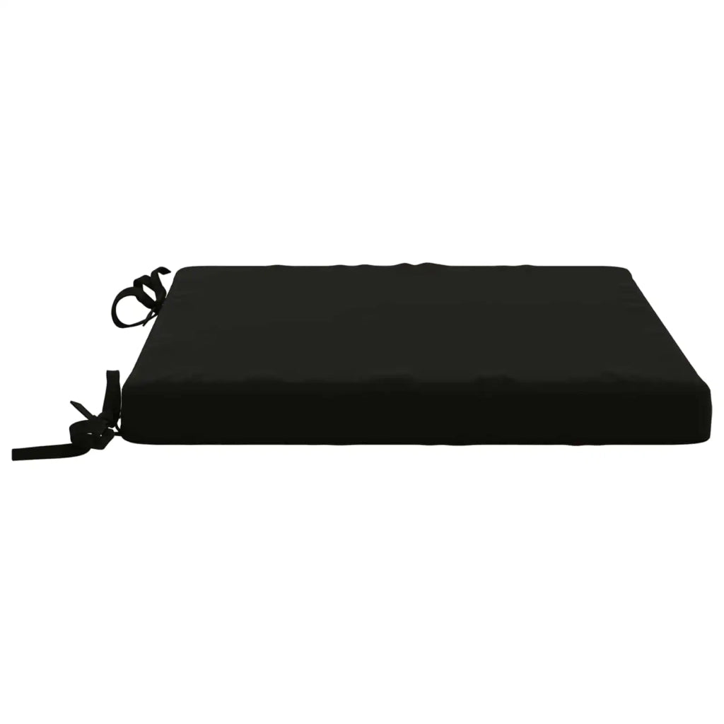 Cuscini per Sedia in 4 Pezzi SOEST 4 pz 100% Poliestere Nero 944368