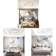 Trade Shop - Plafoniera 166 Watt Lampadario Soffitto Mille Una Notte 3 Toni Luce Telecomando -