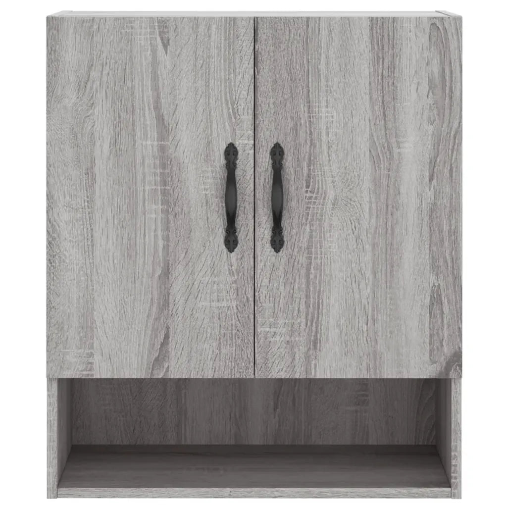 Armadietto a Muro | Mobile a Parete Grigio Sonoma 60x31x70cm in Legno Multistrato