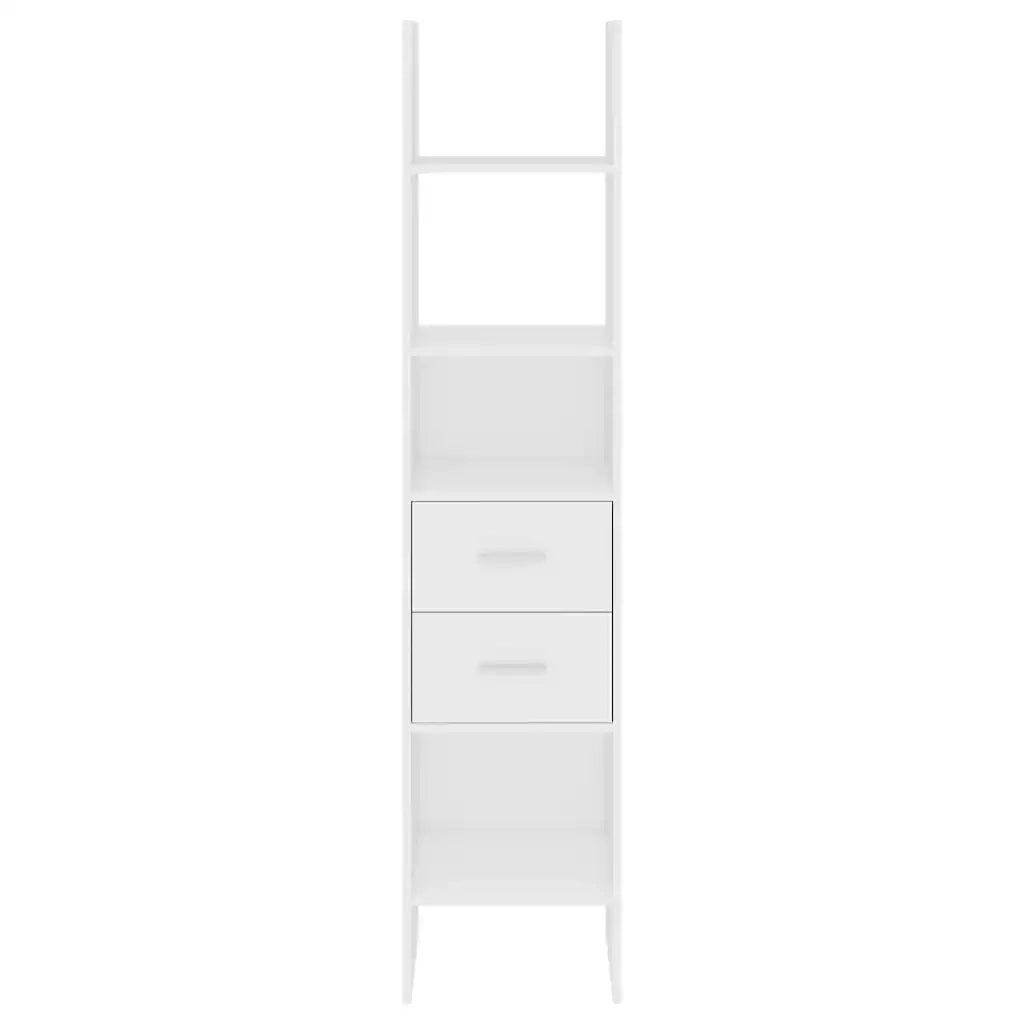 Libreria Bianca 40x35x180 cm in Legno Multistrato 803416