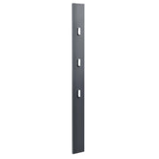 Appendiabiti da parete armadio ganci appendiabiti pannello da parete 170 cm grigio 03_0002144