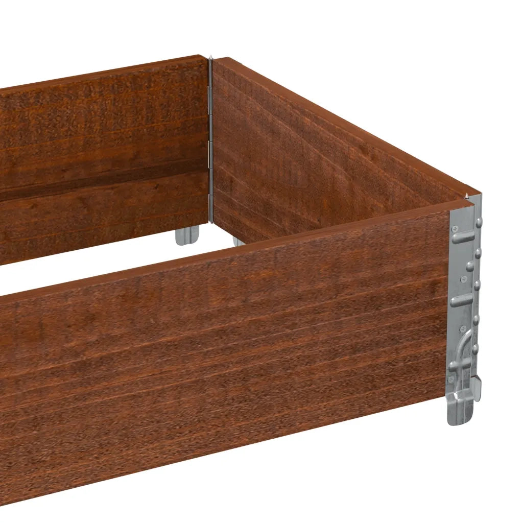 Fioriera da Giardino Marrone 100x50 cm Legno Massello di Pino 3295390
