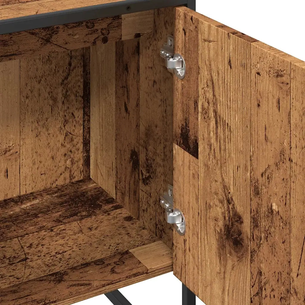 Mobile da Bagno Legno Antico 80x33x60 cm in Truciolato 857704