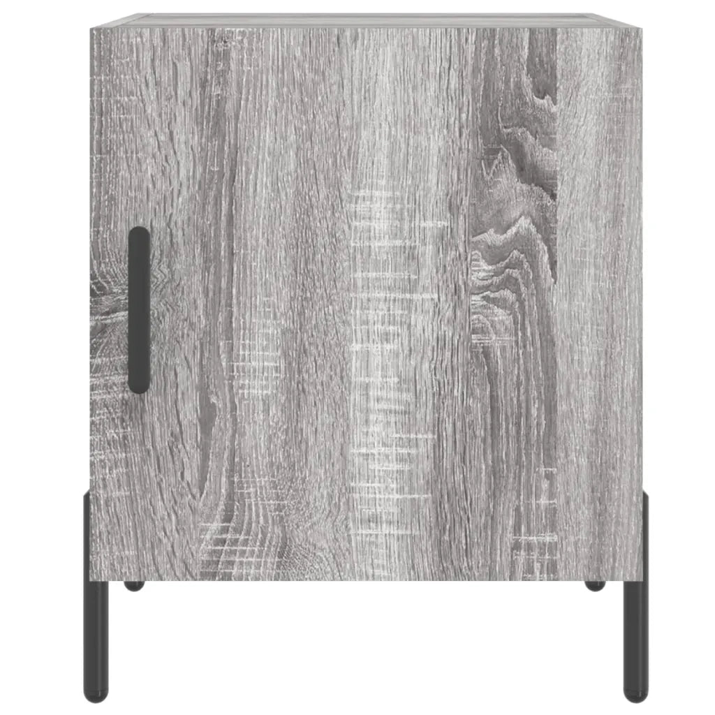 Comodino Grigio Sonoma 40x40x50 cm in Legno Multistrato 827592