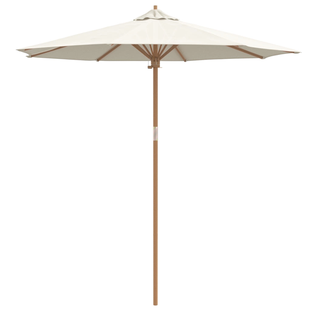 Parasol da giardino Bianco crema 240x260 cm BambÃ¹