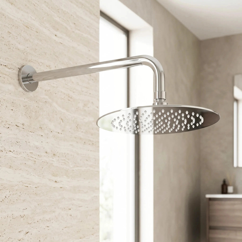 Soffione Doccia Rotondo Rea Js-p014 25cm Chrome