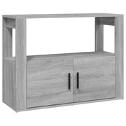 Credenza | Madia | Buffet da pranzo | Armadio da pranzo Grigio Sonoma 80x30x60 cm in Legno Multistrato