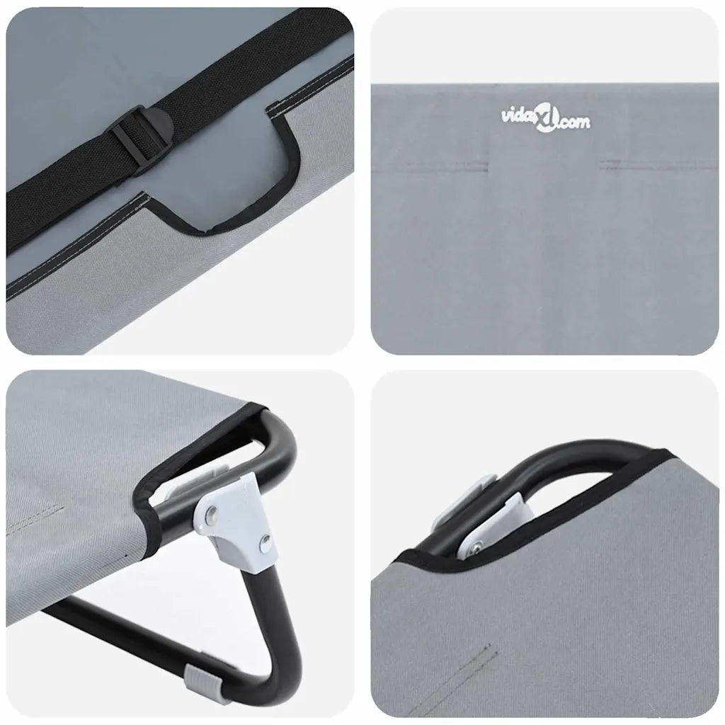 Letto per Cani Grigio chiaro 90 x 55 x 18 cm Acciaio CFW8269238