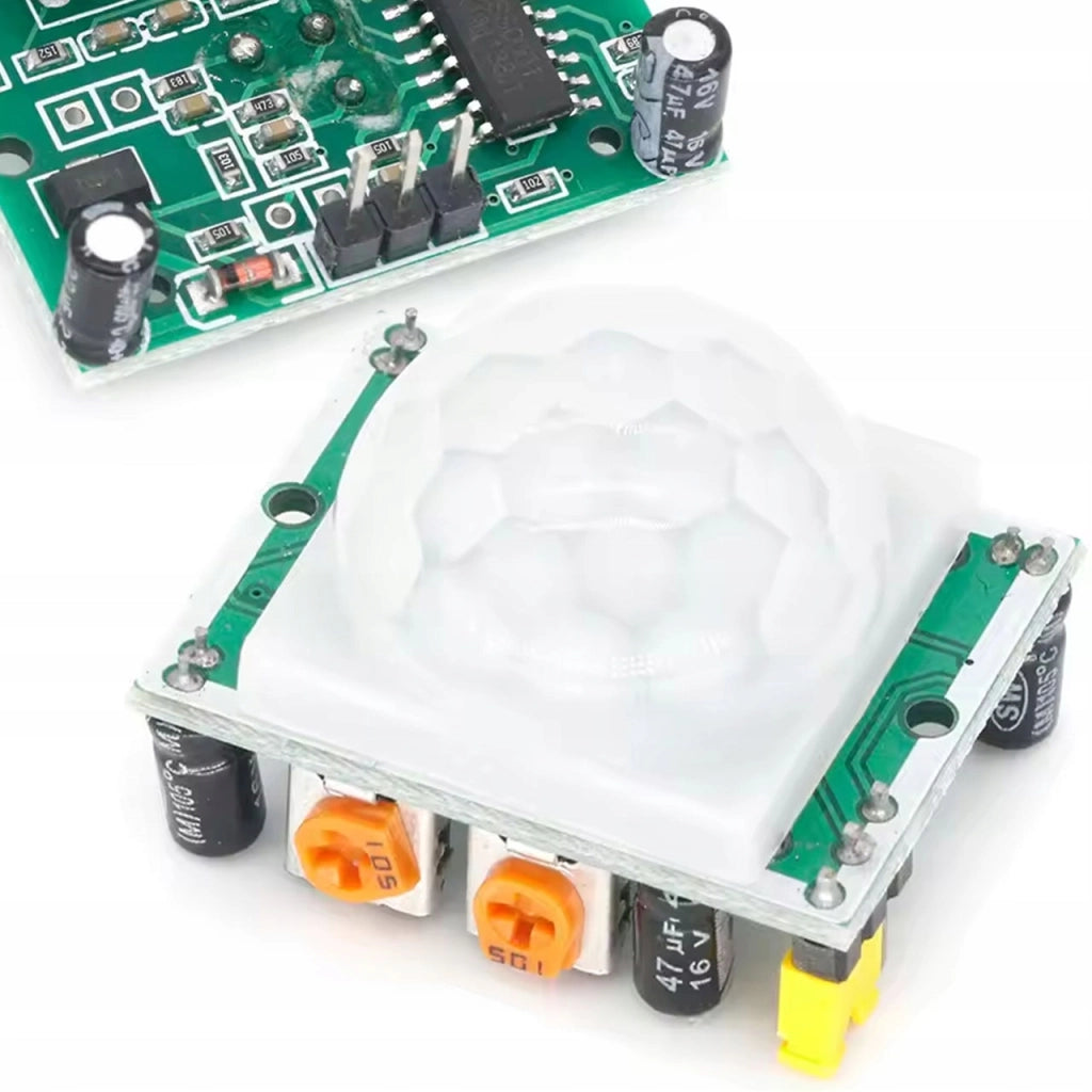 Sensore di Movimento PIR HC-SR501 – Rilevatore Infrarossi | 5–20V | Regolazione Sensibilità e Tempo | Portata 7m