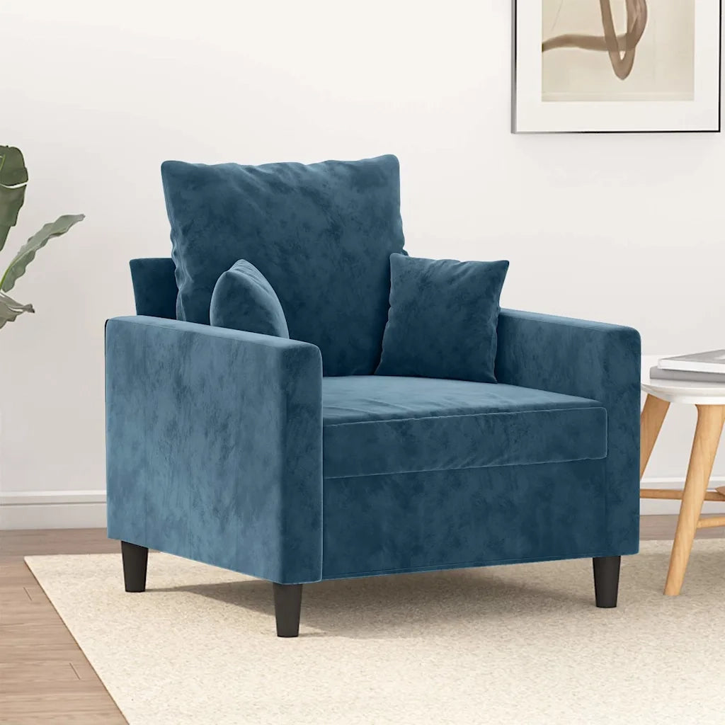 Poltrona Blu 60 cm Vellutocod mxl 133085