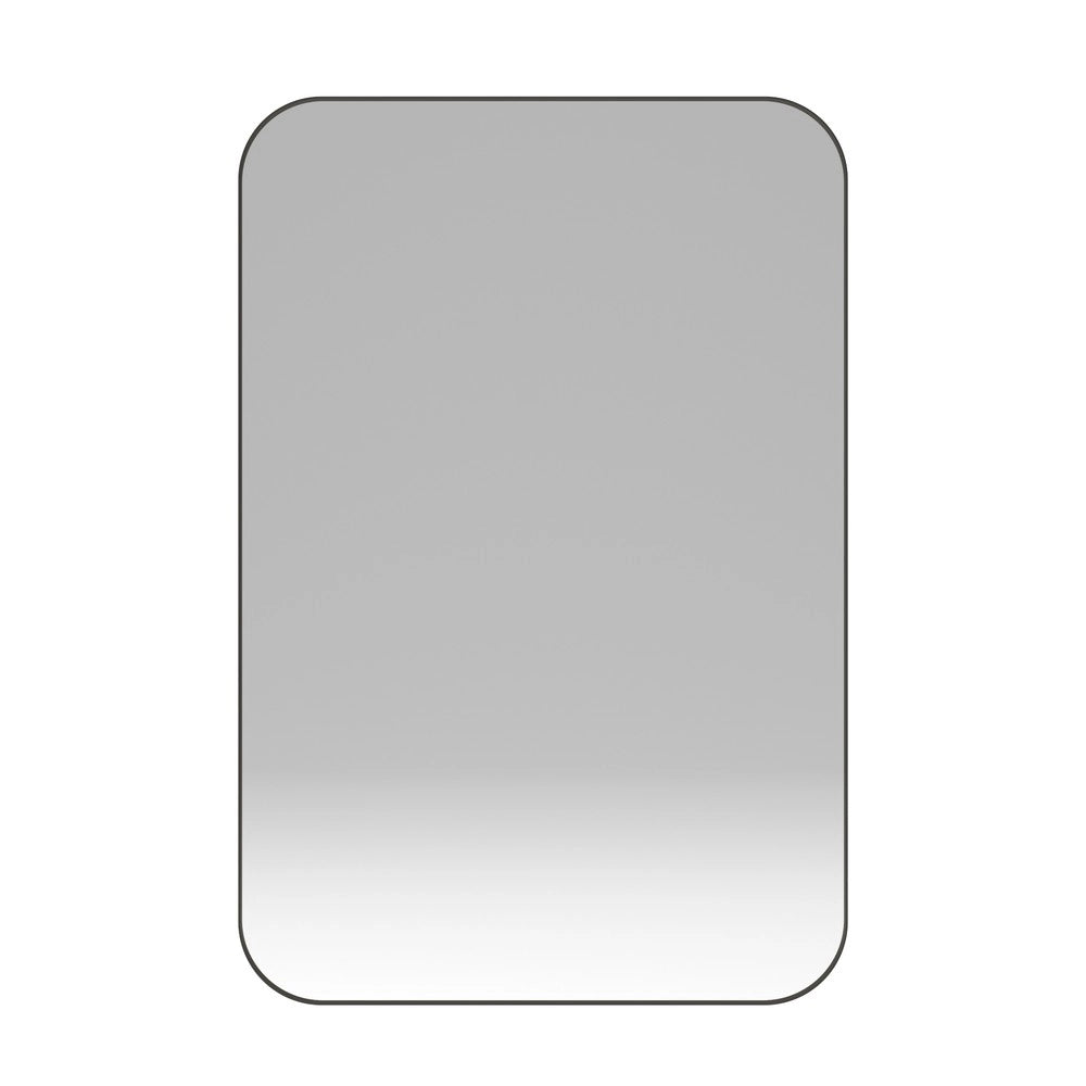 Armadietto a Parete con Specchio ¨C Minimal ¨C Nero, Ripiani Regolabili, per Bagno