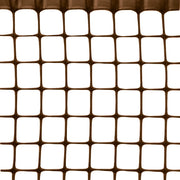 RETE IN PLASTICA QUADRANET X BALCONI maglia  mm.10x10 rotolo mt.50 H. cm. 100 - Marrone