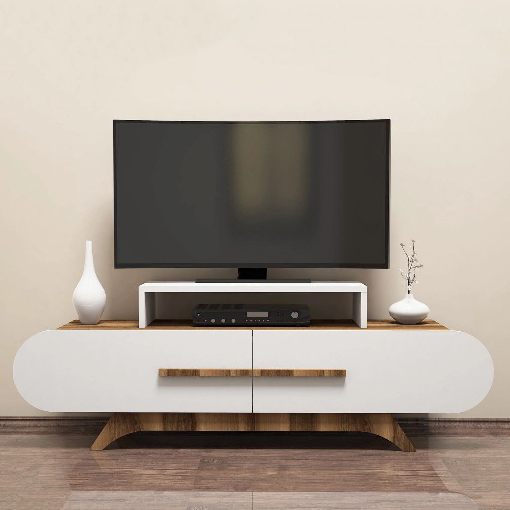 Mobile TV in legno "Rose" - 145 x 36 x 49 cm - Bianco
