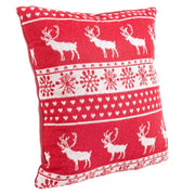Cuscino Natalizio Rosso Decorazione Renna Decorazione Addobbi Tessili Natale