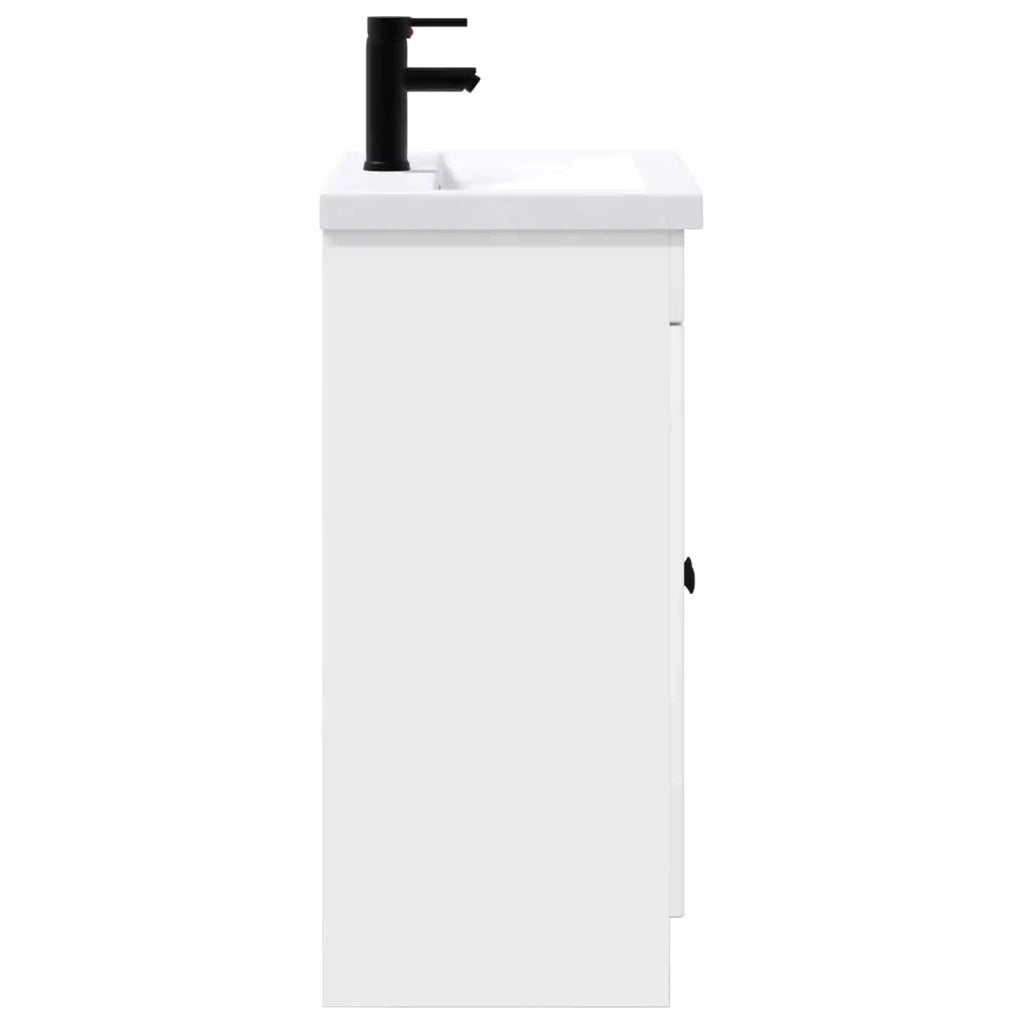 Set di mobili per il bagno Bianco Lucido 78,5 x 37,5 x 81 cm 3404198