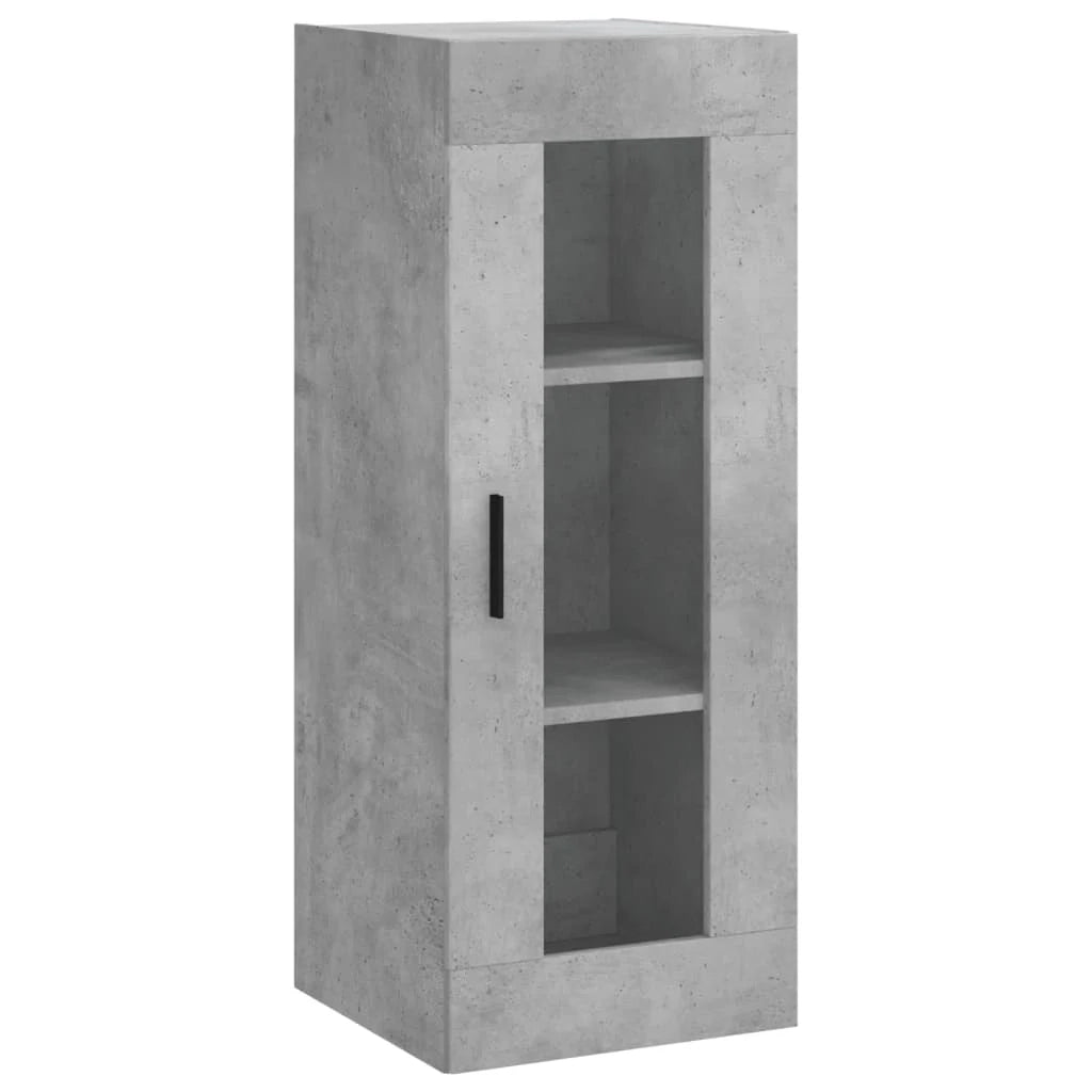 Buffet credenza cassettiera mobiletto mobile contenitore organizer per cucina soggiorno salotto alto 34,5 x 34 x 180 cm legno ingegnerizzato grigio 02_0034316