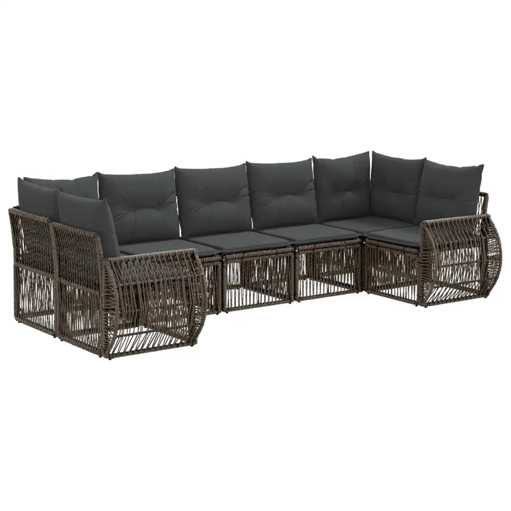 Set Divano da Giardino 7 pz 7-Numero di posti 3435518
