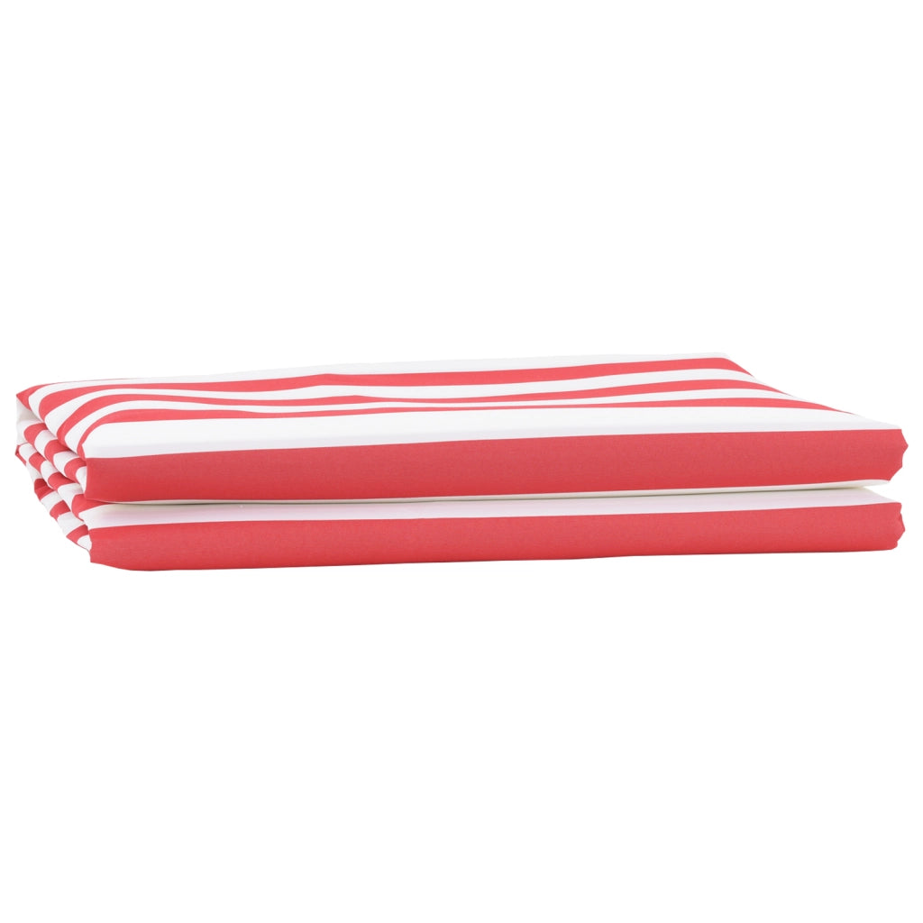 Tessuto di ricambio per tende Rosso e Bianco 10x1.6 m