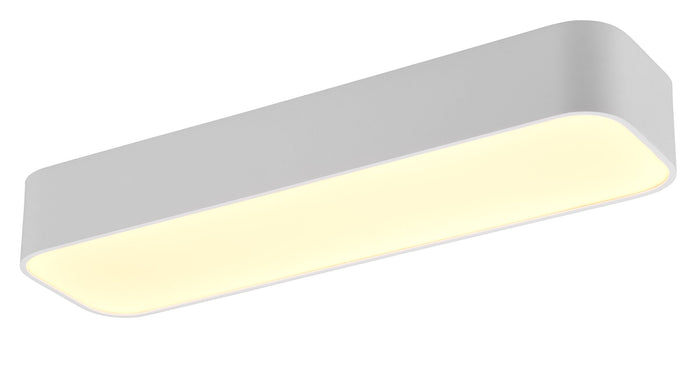 Plafoniera da Interno a led in Metallo Bianco Opaco