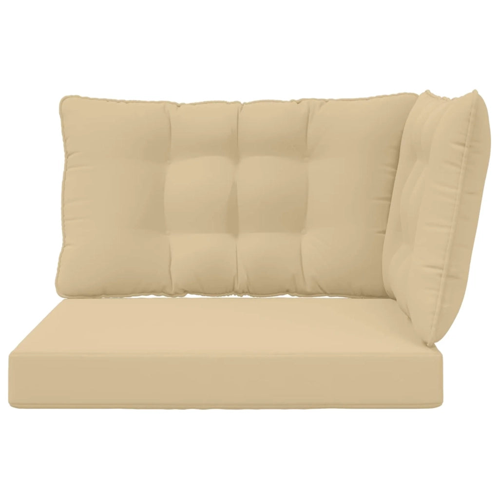 Cuscino per divano da esterno 3 pcs Beige Poliestere