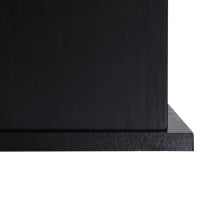 Scrivania per Computer Moderna con Cassetti, Ripiani e Tastiera Estraibile, Scrivania da Ufficio per Casa in Legno Nero 152x60x88cm