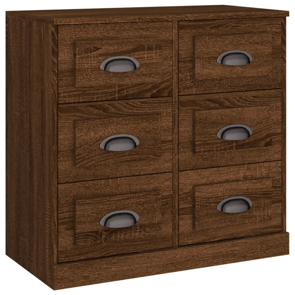 Credenza Rovere Marrone 70x35,5x67,5 cm in Legno Multistratocod mxl 79269