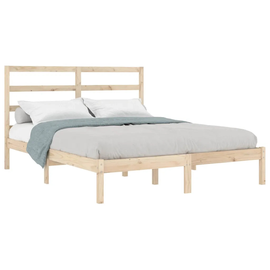 Giroletto senza Materasso-Struttura Letto 120x200 cm in Legno Massello di Pino 704540