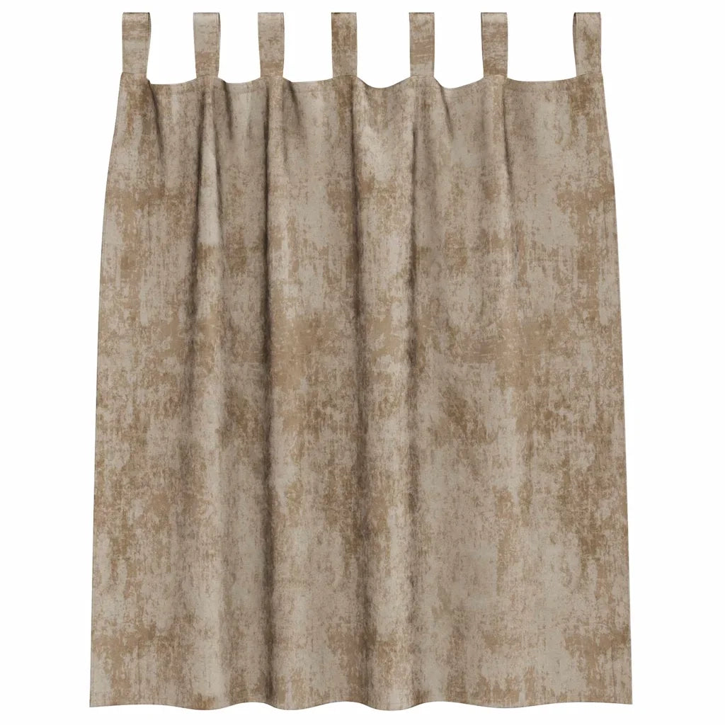 Tende in Velluto con tende 2 pcs Champagne 140 x 140 cm Velluto 4107743