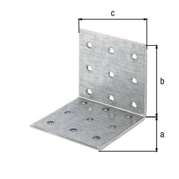SQUADRETTA AD ANGOLO 60X60X60MM ZINCATA