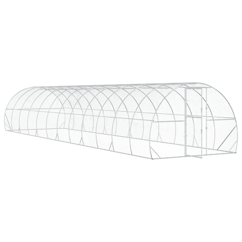 Pollaio Argento 1200 x 300 x 200 cm Acciaio zincato 3434695