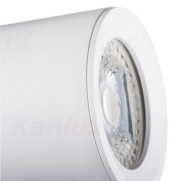 Plafoniera Kanlux Laurin 29126 3 luci GU10 bianca Ø22cm