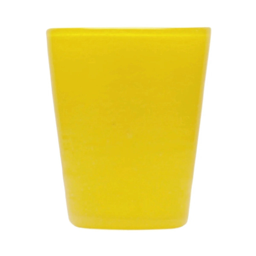 Bicchiere tumbler acqua yellow solid memento originale in vetro soffiato 0,25L