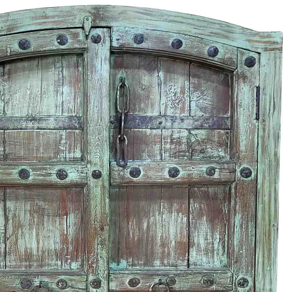 Armadio in legno fatto a mano 90-100x37x170-195h cm