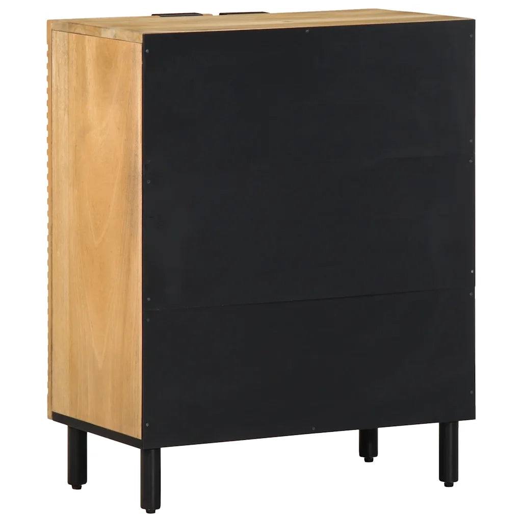 Credenza Marrone 60x33x75 cm in Legno Massello di Mango 4017722