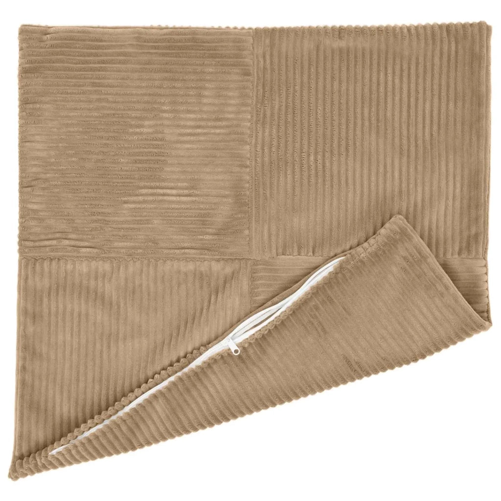 Federa 2 pcs ALMELO Marrone 70 x 70 cm corduroy 915607