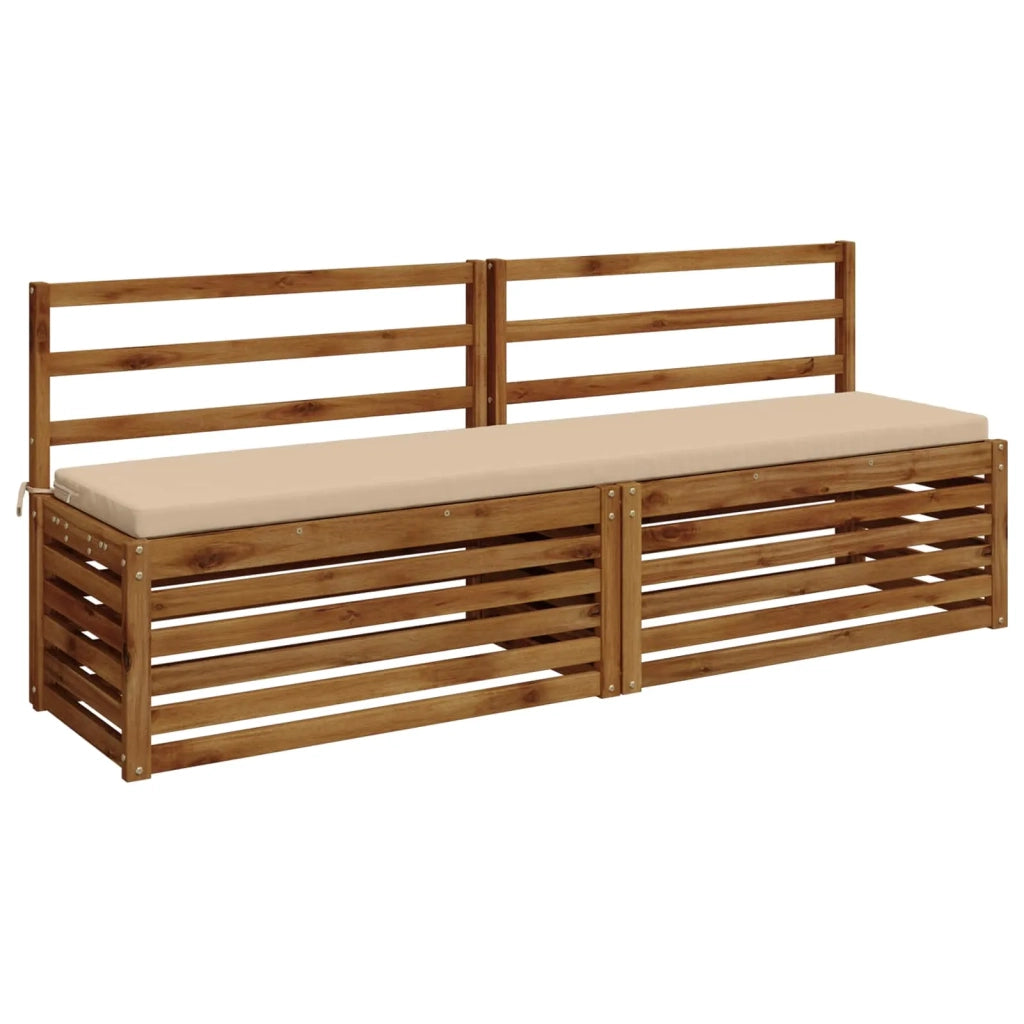 Cuscino per panchina SOEST 100% Poliestere Crema 949218