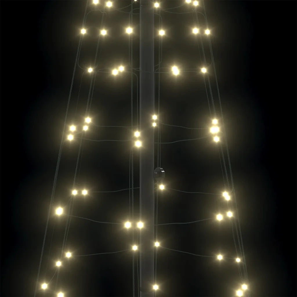 Albero di Natale LED con picchetti per il terreno Bianco caldo 42018749